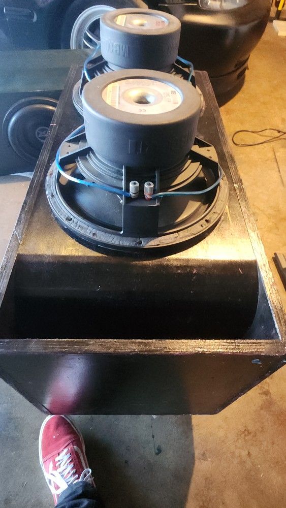 12" Subwoofers And Box.