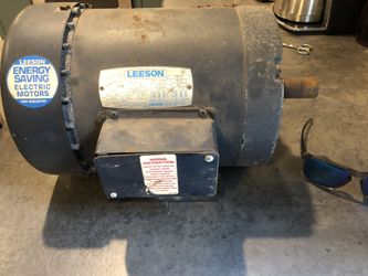 Leeson 5hp industrial motor and vfd