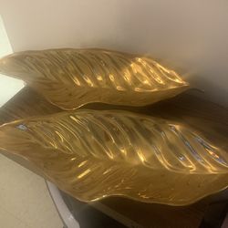Gold leaf trays