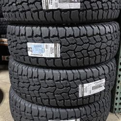 (4) - LT275/65/20 Crosswind Trail Traxx A/T Tires