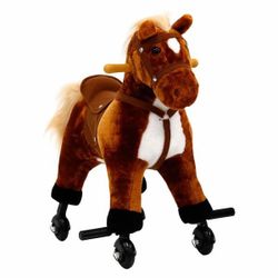 Kids Plush Toy Rocking Horse
