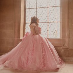 Pink quince dress