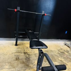 Weight Bench And Rack 