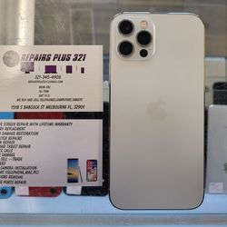 Unlocked Silver iPhone 12 Pro 128gb