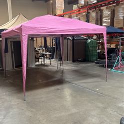 AS Is!!! Pink 10’ x 10’ Easy Pop Up and Close Canopy Carrying Case 