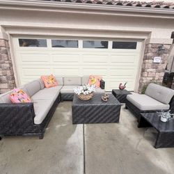 Patio Set With Sunbrella Cushions 