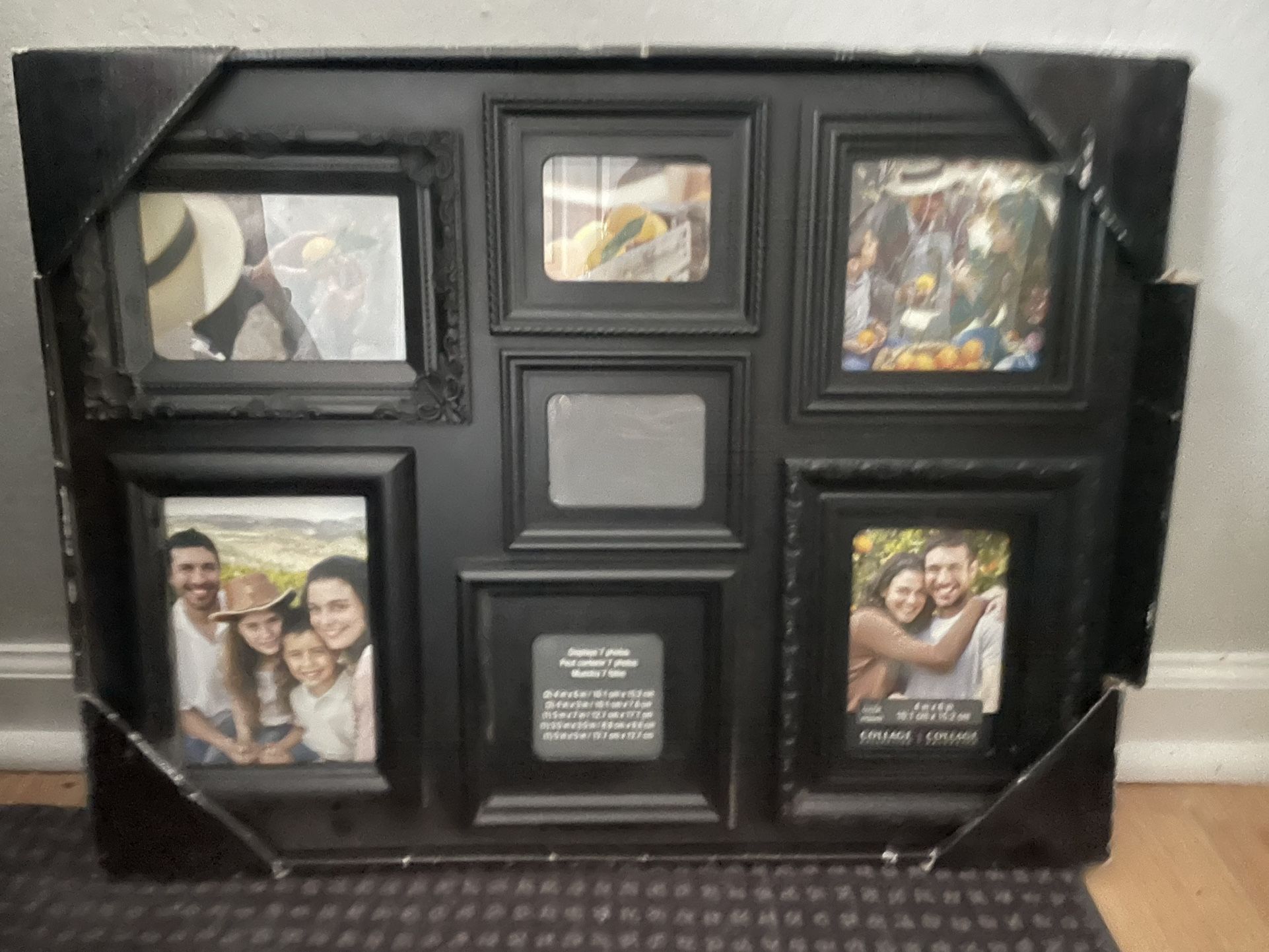 New Black Collage Picture Frame