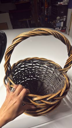 Sturdy brownish basket