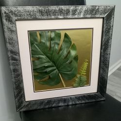 Decorative Wall Art with Stunning Faux Gold Background.