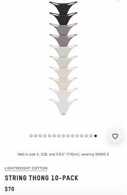 Skims String Thong 10-pack