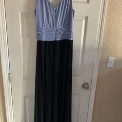 Blue And Black  Dress 