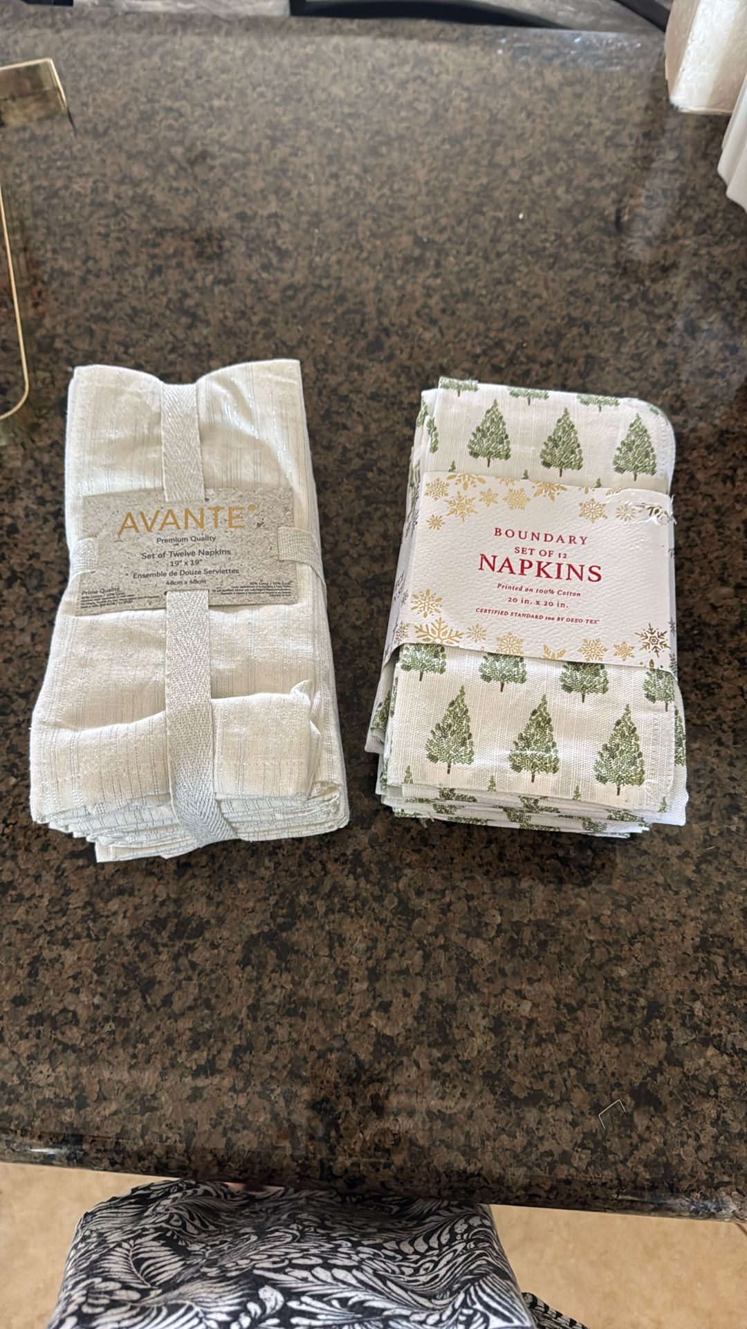 Cloth Napkins Never Used