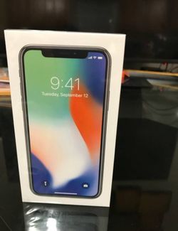 BRAND NEW IPHONE X UNLOCKED 256GB