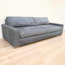 Restoration Hardware Maxwell Leather Sofa - Free Delivery