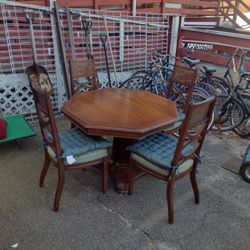 Table And 4 Chairs 