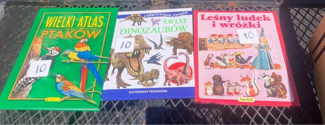 Hardcover Kids Books in Polish, $10 each, selling for a friend