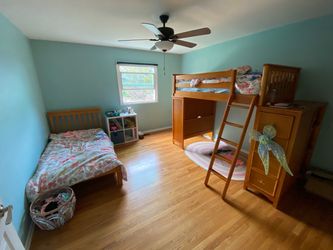 Maple frame bunk bed