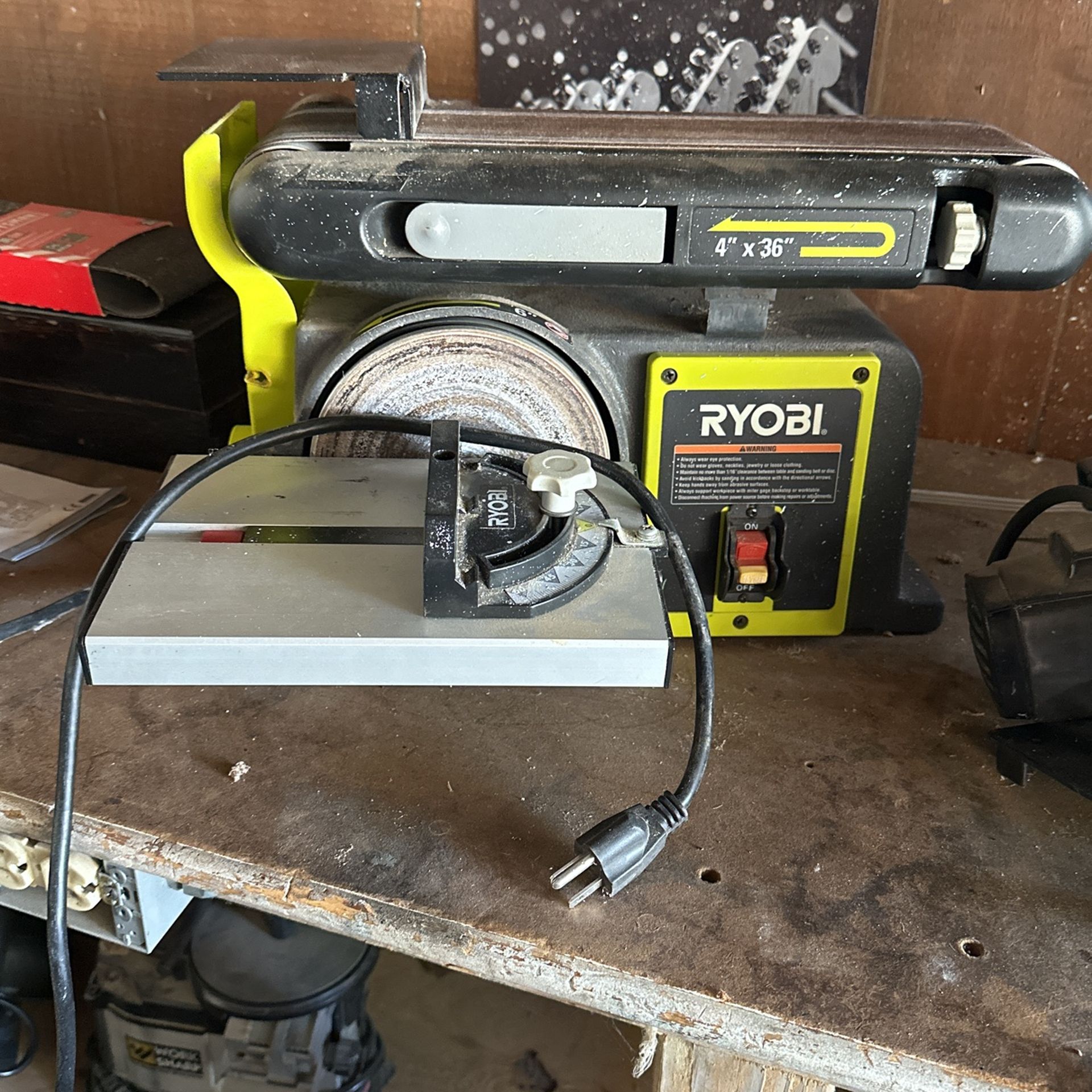 Ryobi Belt Sander 4”x 36” Used