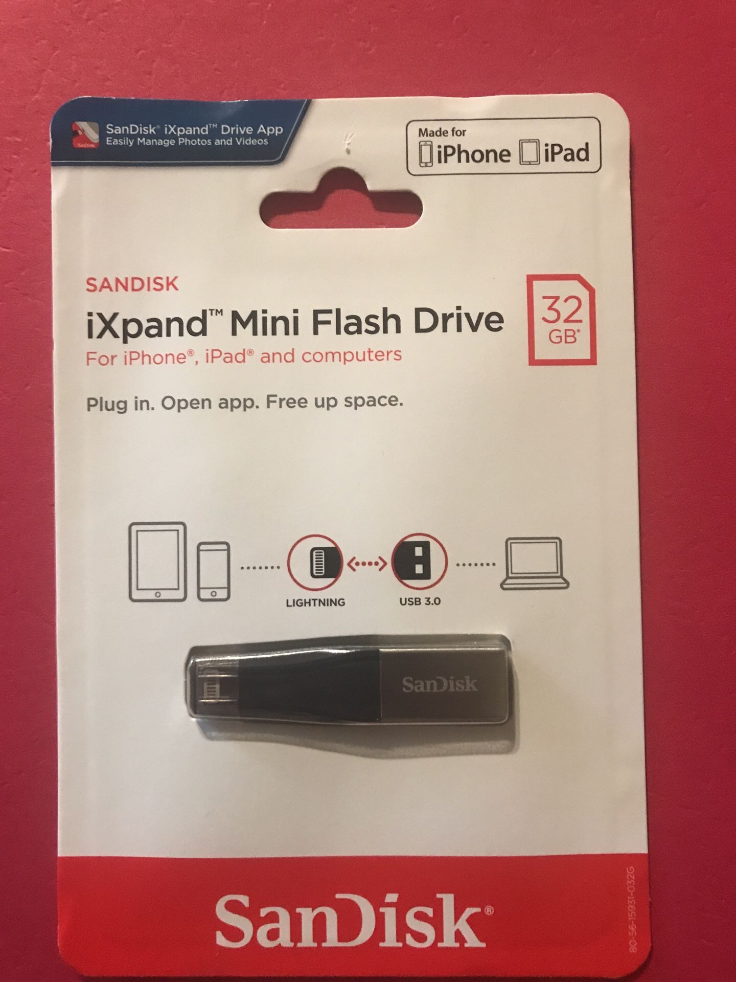 SanDisk iXpand Mini Flash Drive 32GB