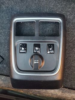 2012-2023 Chrysler 300 Center Console Back Trim Cover W/ Heated Seat Switch