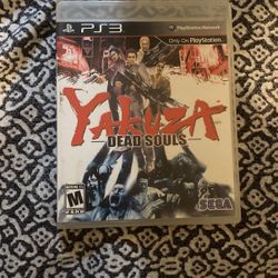 Yakuza Dead souls Ps3