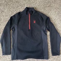SPYDER quater zip hoodie 