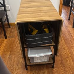 Foldable Dining Table With Storage