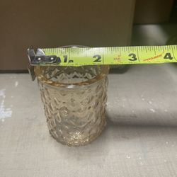 Gold Diamond Pattern Votive Candle Holder - Tealight Candle Holder 