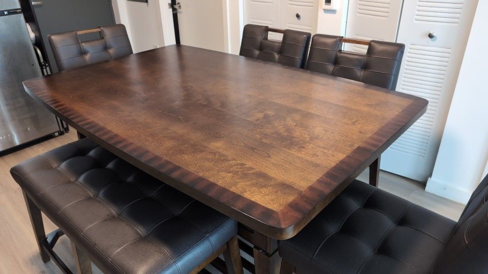 Dining Set Brown