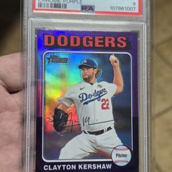 Clayton Kershaw Topps Psa 9 Mint! 