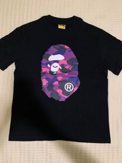 Black Puple Bape shirt size M