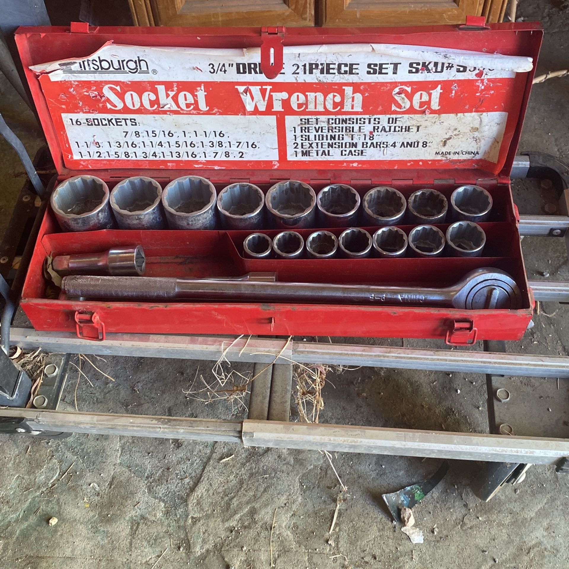 Pittsburgh 3/4 Drive Set 21 Piece Set