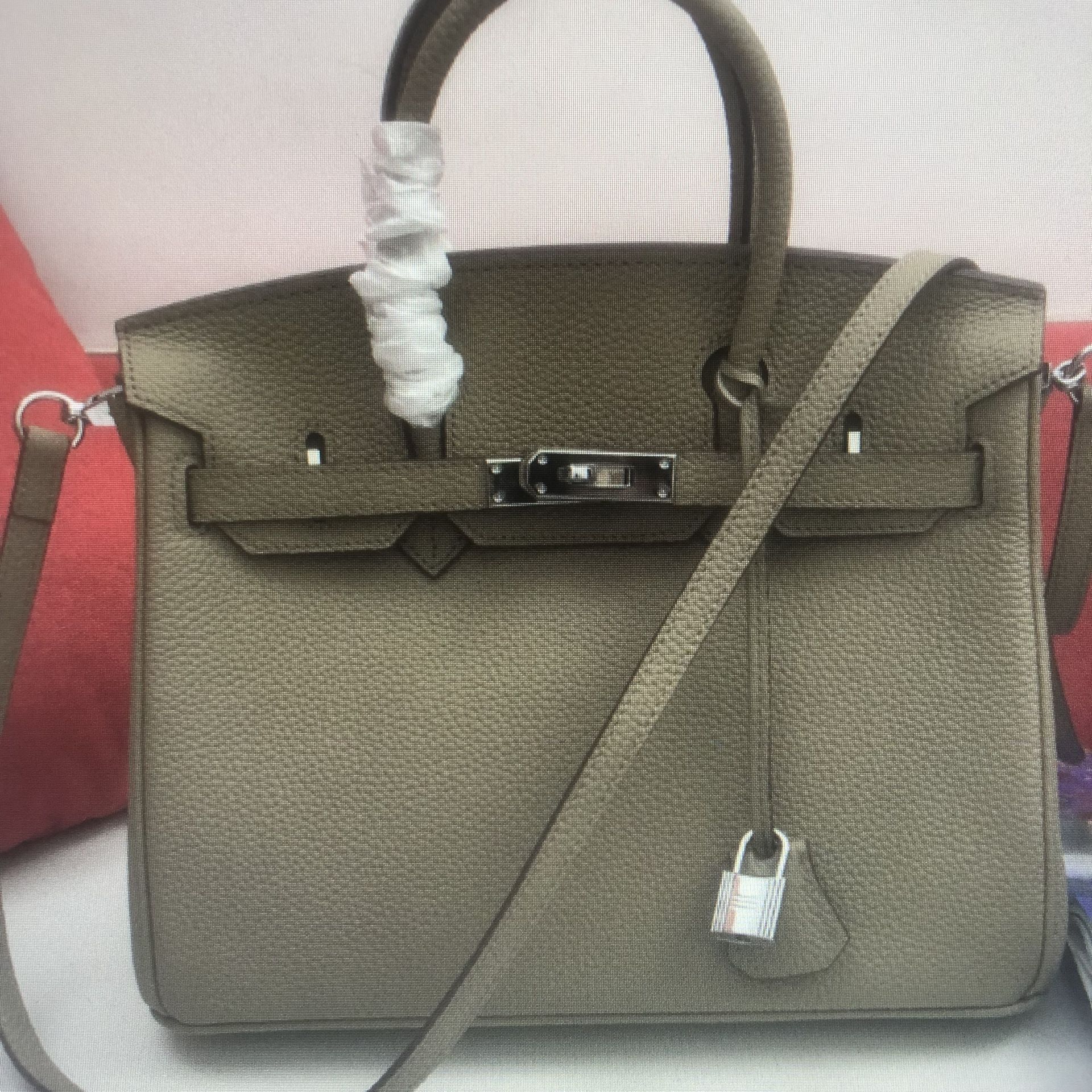 Hermes platinum bag