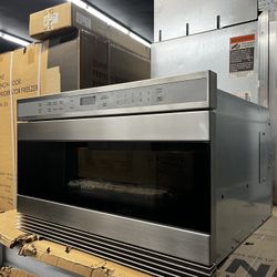 Wolf Stainless Steel 24” Microwave Drawer Used 