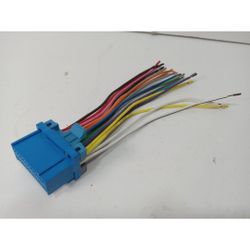 Blue Car Stereo Radio Wiring Harness Connector Pigtail Replacement Plug