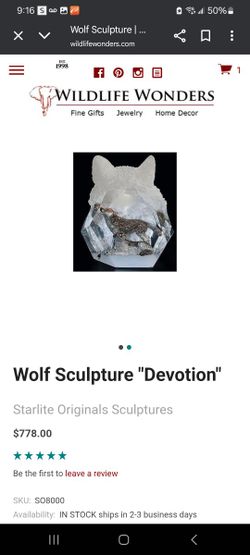 Wolf Sculpture