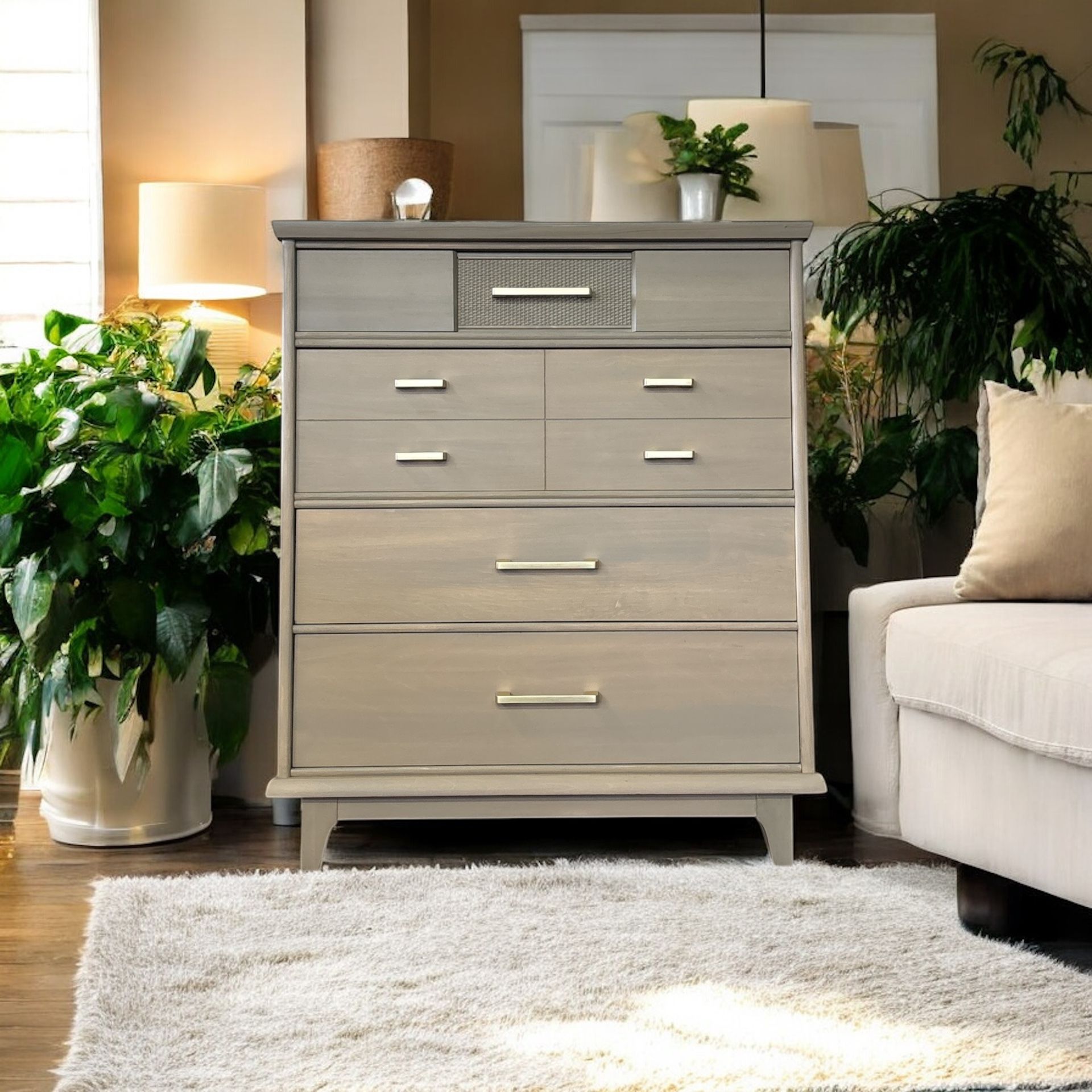 Refinished Kroehler Chest Of Drawers