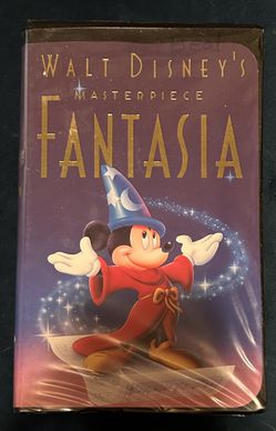 Walt Disney's Masterpiece Fantasia (VHS, 1991) Rare Vintage Tape