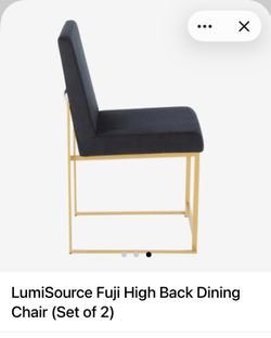 Fuji High-Back Dining Chair Set Of 2