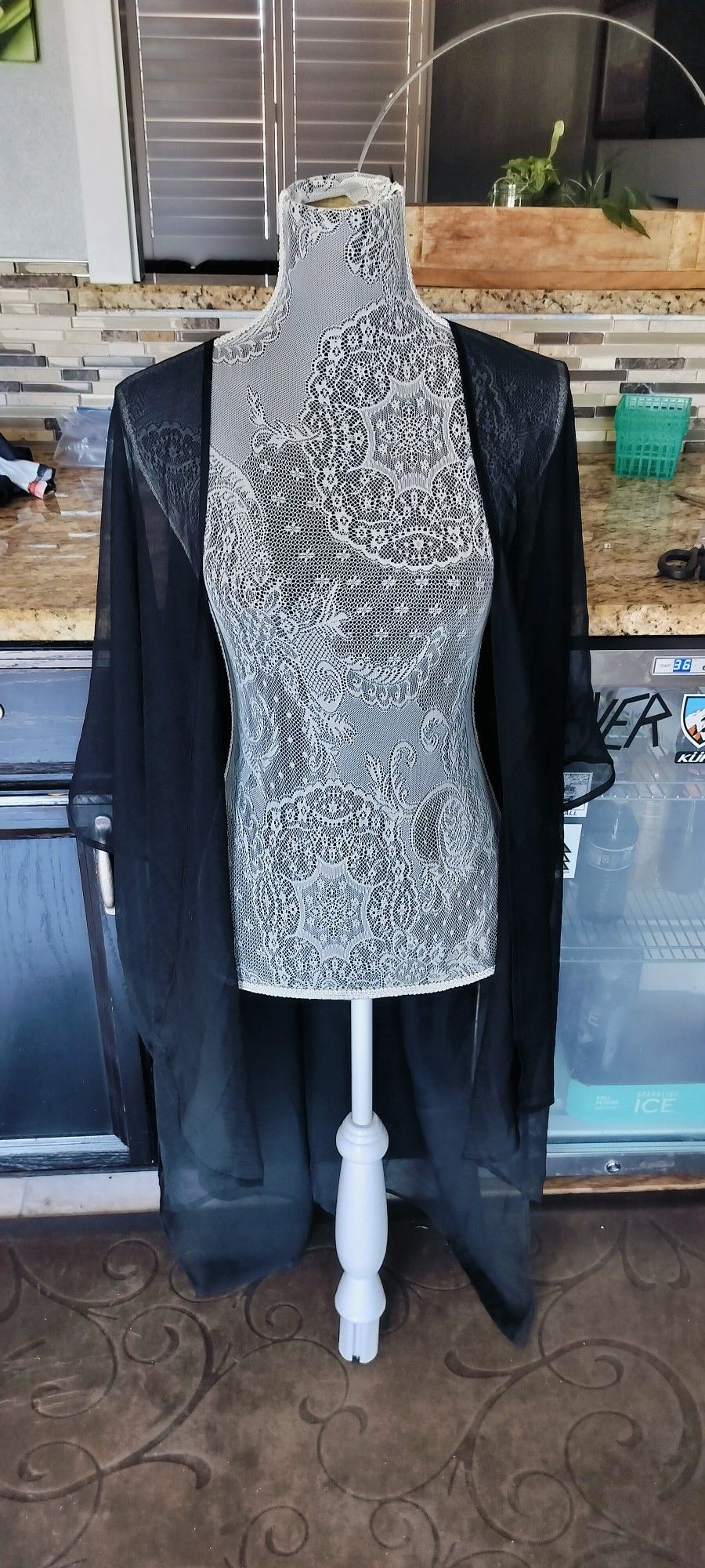 New Black Cardigan Lightweight