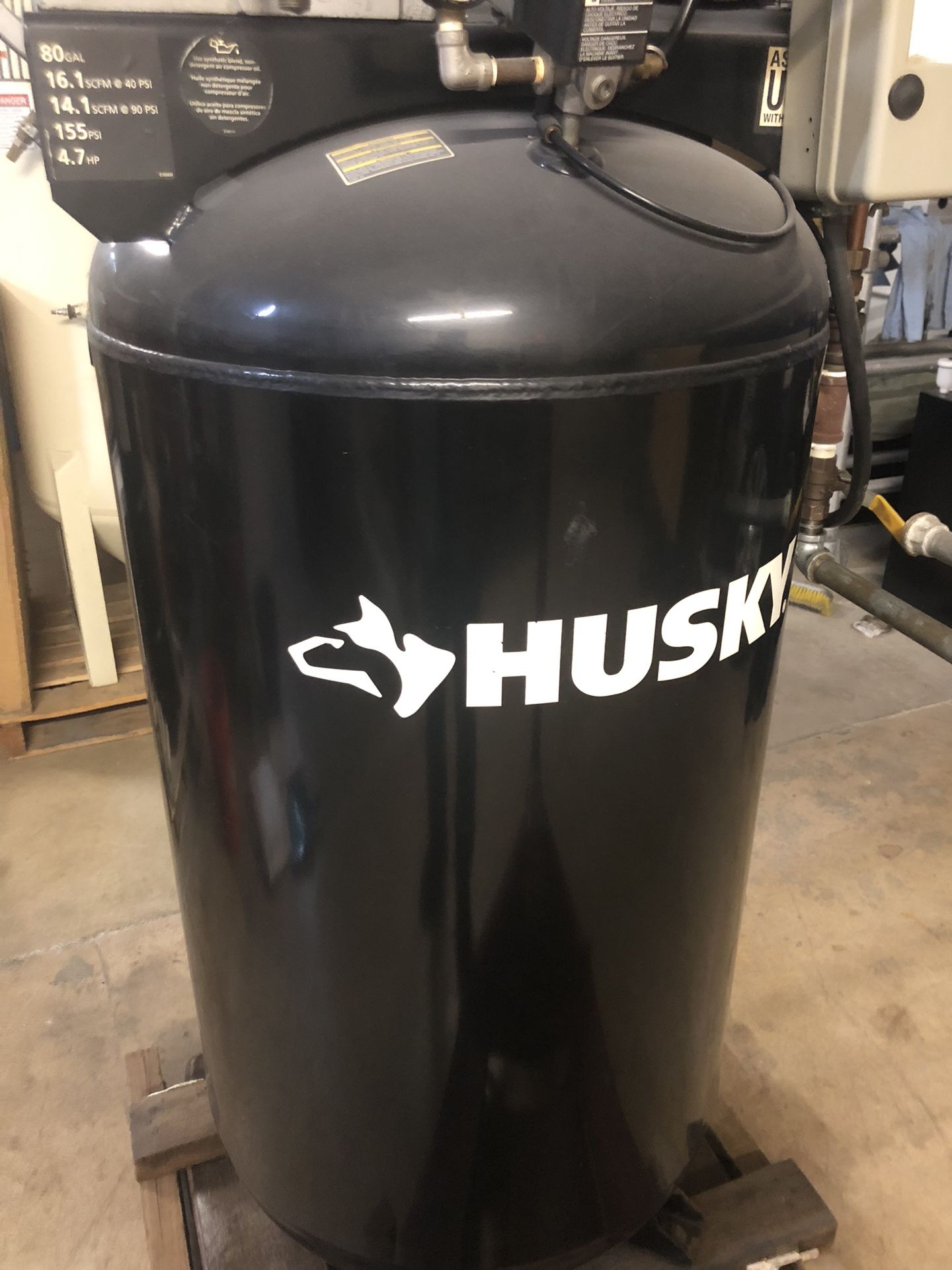 Husky 80 Gallon Two Stage Compressor 