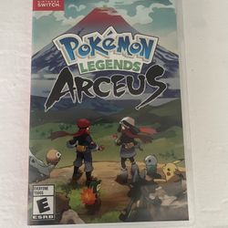 Pokémon Arceus Complete In Case Nintendo Switch Games