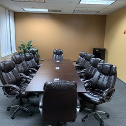 Executive Meeting Table With Electrical USB Panels
