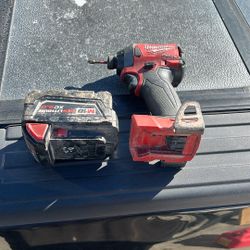 Milwaukee Fuel Impact And 5.0 Battery