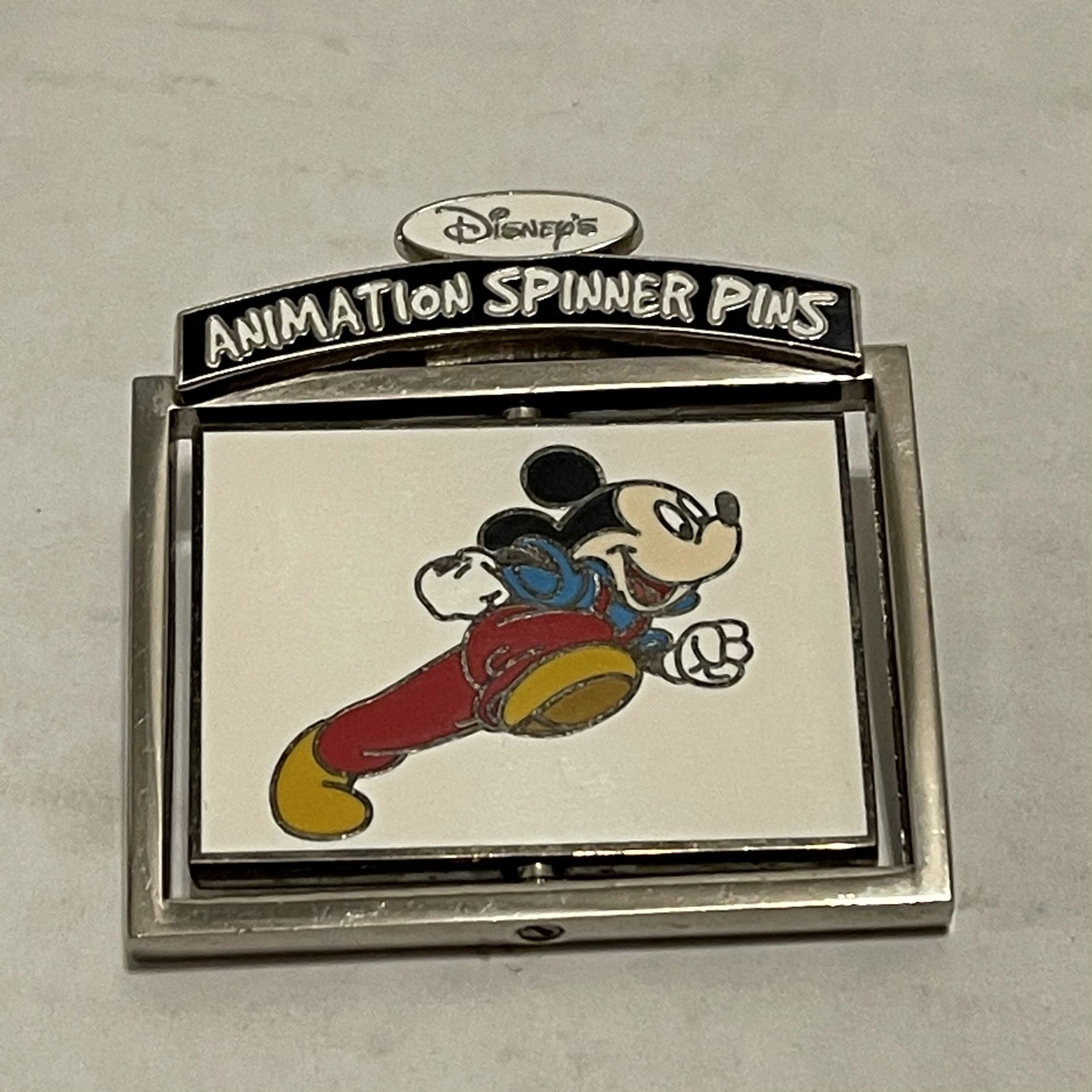 Mickey Mouse pin DCA 2003 Disney's Animation Spinner Pins collection LE1500