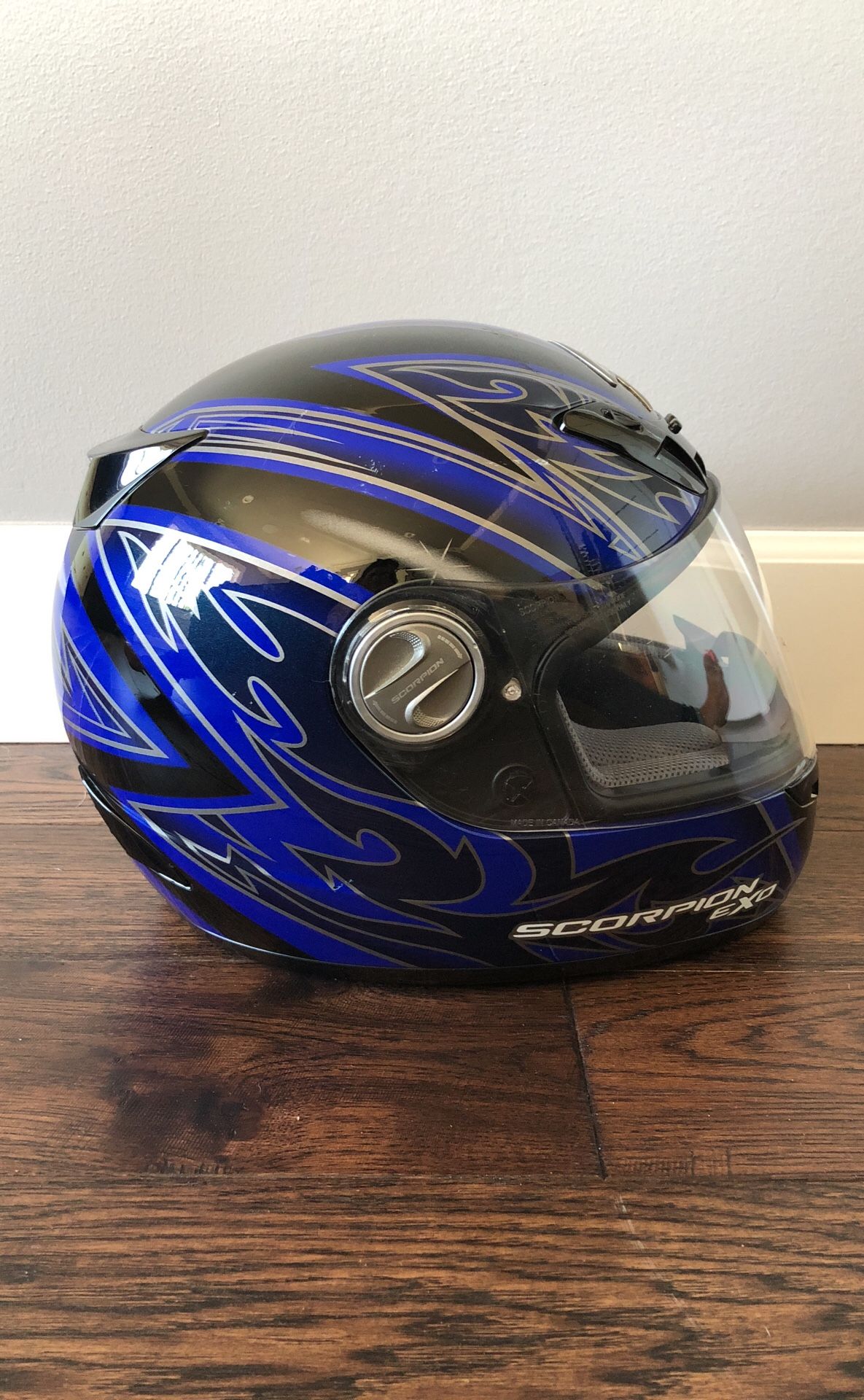 Scorpion EXO - 400 Helmet BLUE size XS 6 5/8 - 6 3/4 53 - 54 cm