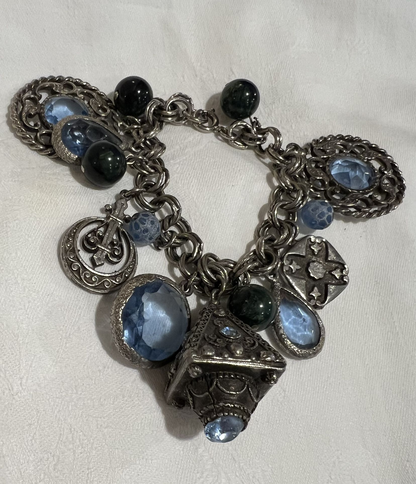 Vintage Arthur Pepper Charm Bracelet - Etruscan Revival - Mode Art
