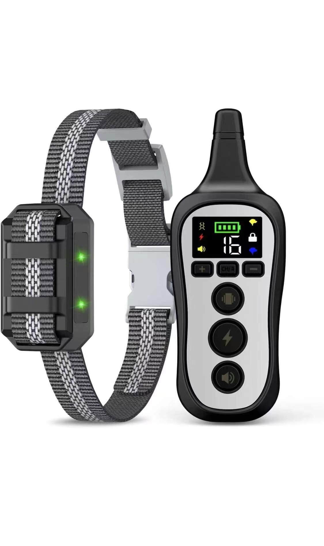 Dog Training Collar with Remote,Waterproof Dog Shock Collar with 3 Modes, Beep, Vibration and Shock,1500FT Range Electronic Dog Collar for Small Mediu
