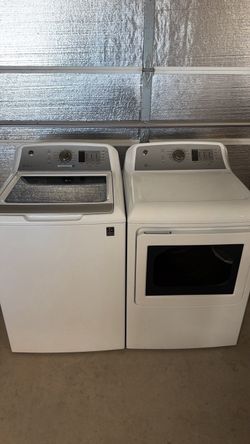 GE washer and dryer