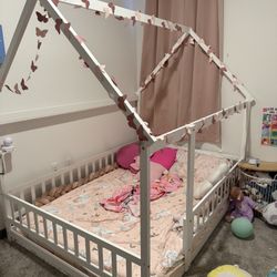 Full Size Montessori Bed Frame And Mattress 